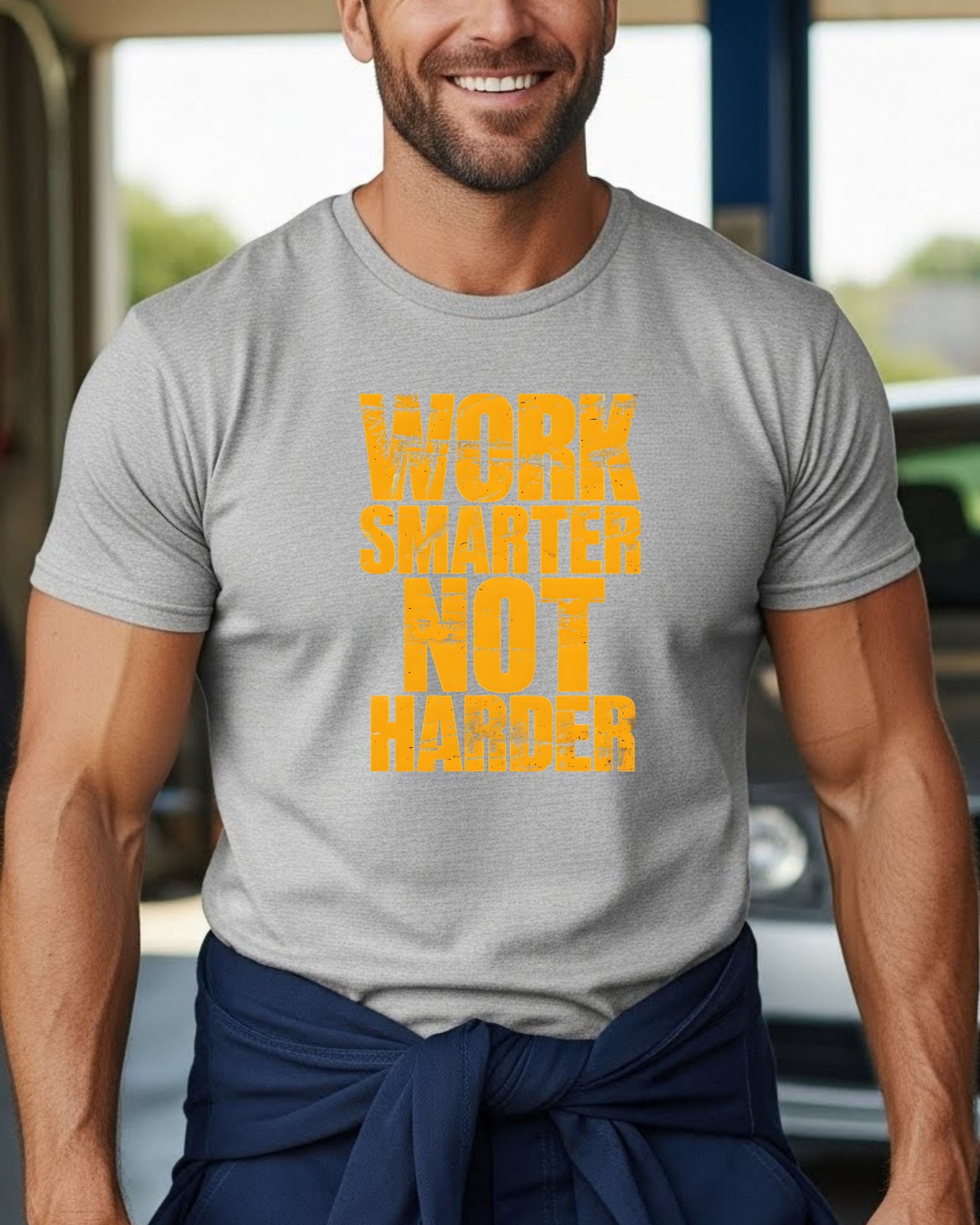 Work Smarter Not Harder Shirt – Motivational Productivity Tee for Men & Women – Bold Hustle Mindset T‑Shirt, Entrepreneur & Go‑Getter Apparel