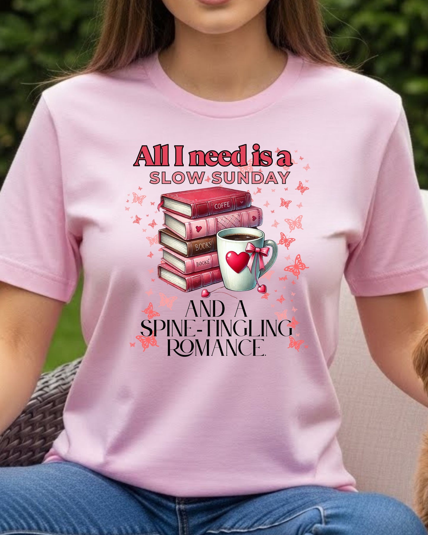 Book enthusiast Bookworm Romance Novel Fiction Woman's T-Shirt