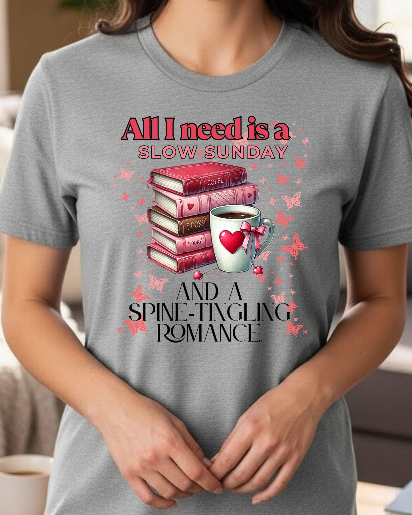 Book enthusiast Bookworm Romance Novel Fiction Woman's T-Shirt