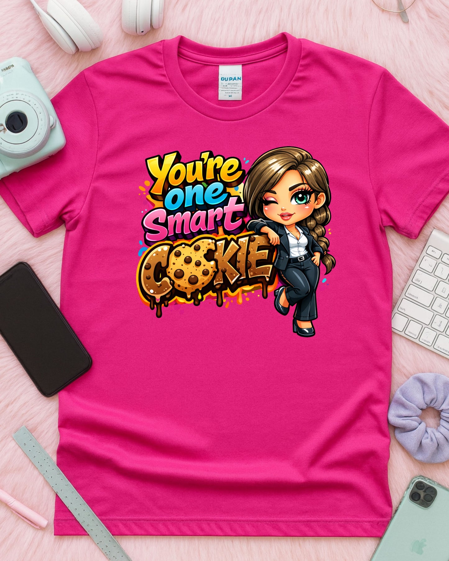 Smart Cookie Shirt Cute Teacher Appreciation Tee Motivational Graphic T‑Shirt Positive Affirmation Top