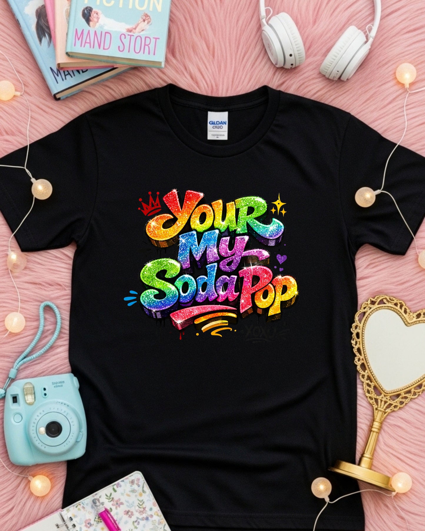 Your My Soda Pop Shirt – Rainbow Glitter Graffiti Cute Aesthetic Tee
