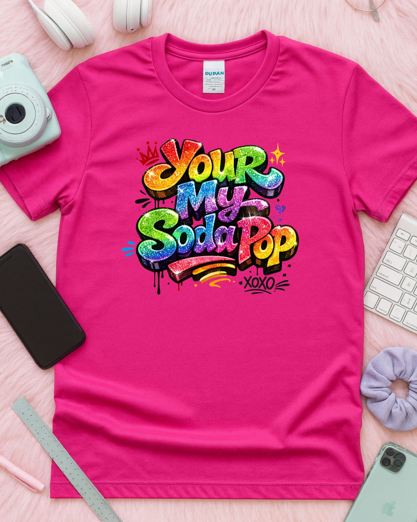 Your My Soda Pop Shirt – Rainbow Glitter Graffiti Cute Aesthetic Tee