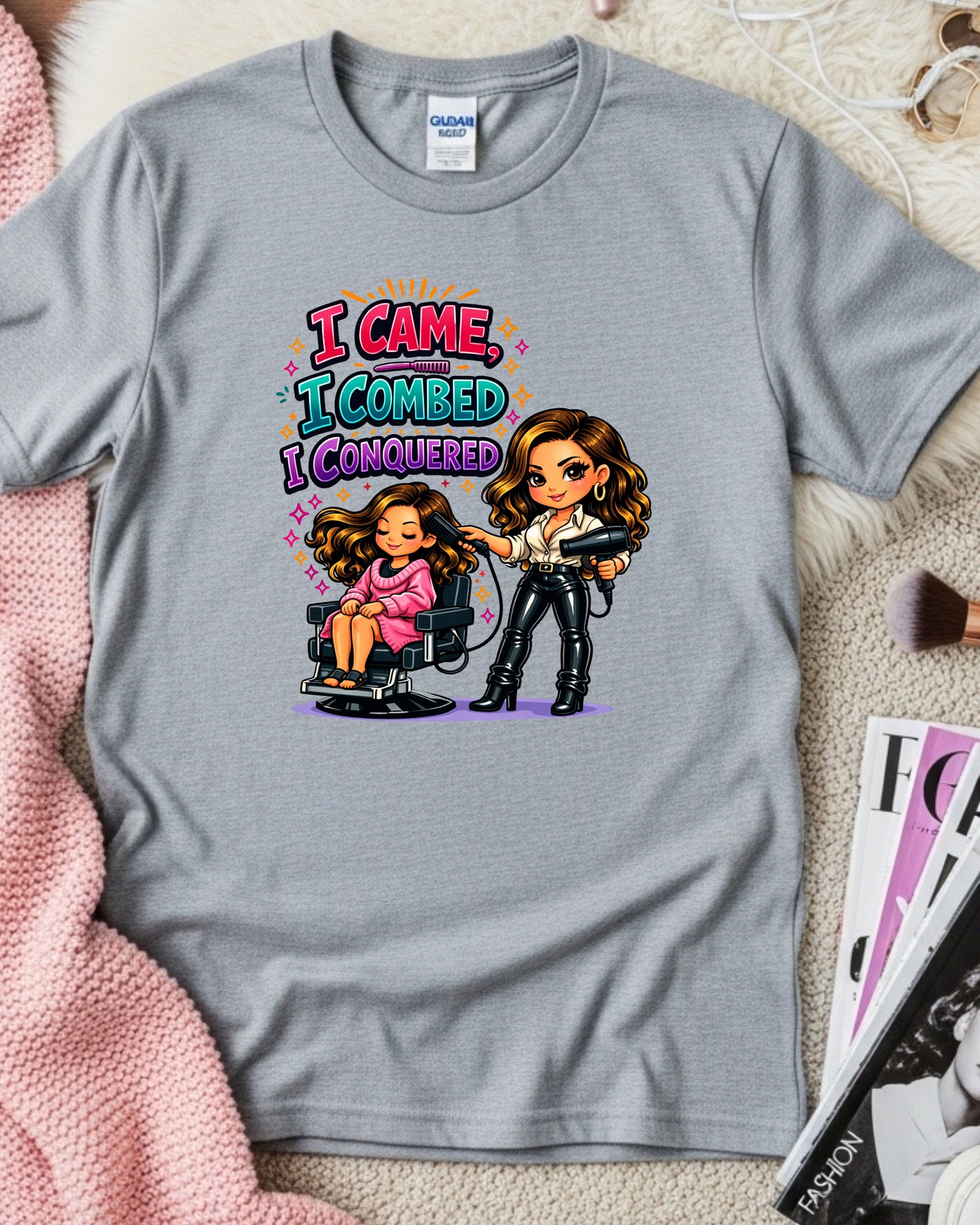 Dye Another Day Shirt Funny Hairstylist Tee Secret Agent Stylist T‑Shirt Salon Humour Graphic Top Cosmetology Gift