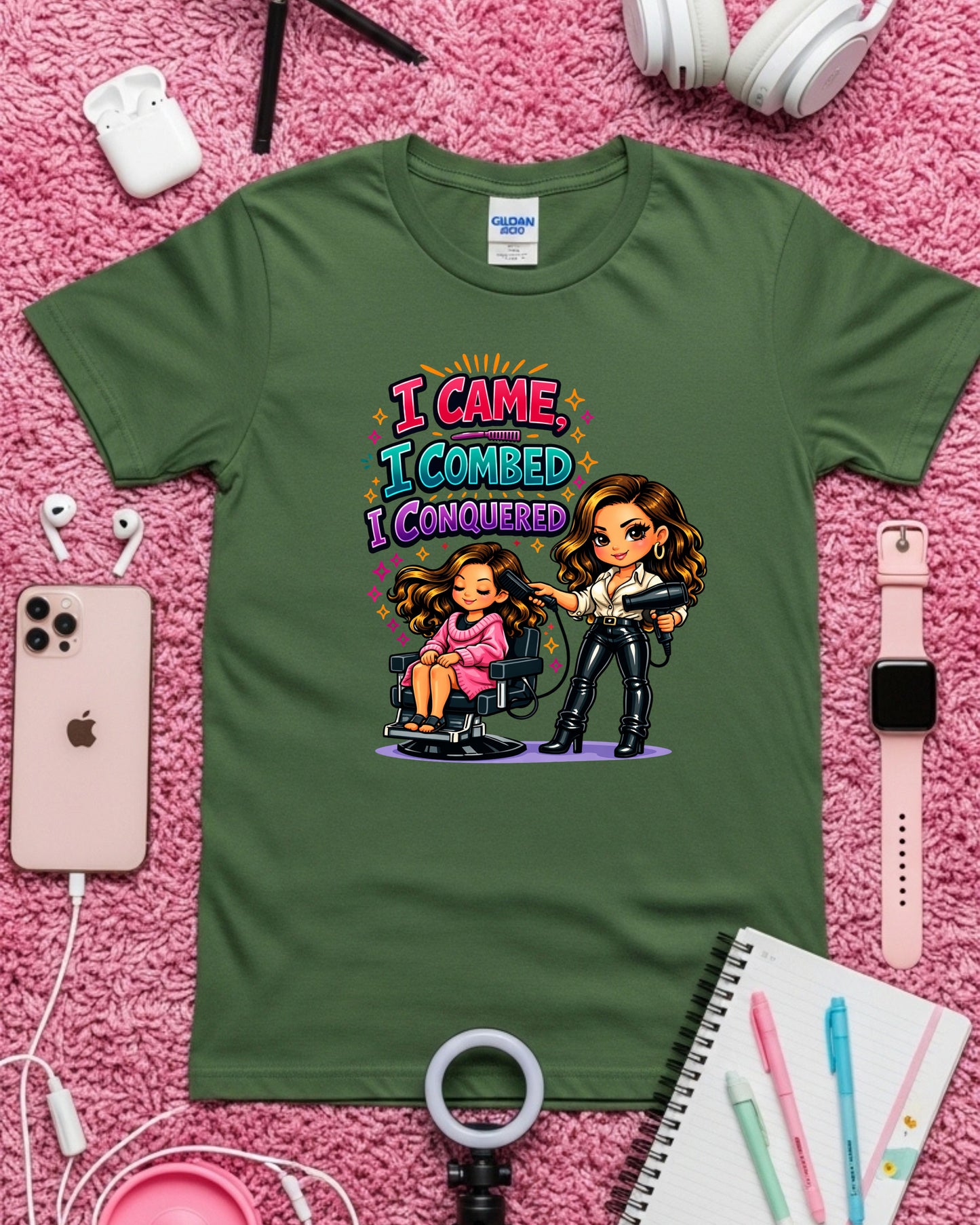 Dye Another Day Shirt Funny Hairstylist Tee Secret Agent Stylist T‑Shirt Salon Humour Graphic Top Cosmetology Gift