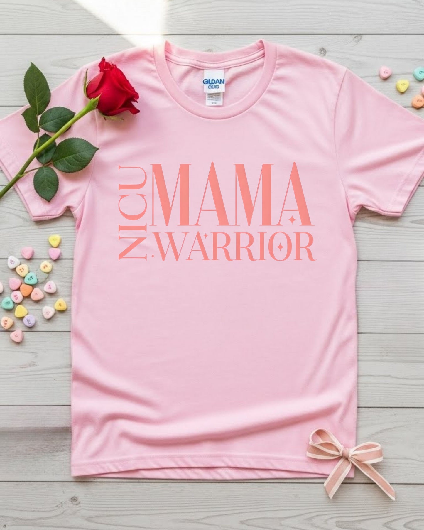 NICU Mama Warrior Shirt – Strong NICU Mom Tee for Preemie Mothers – Neonatal Journey Support T‑Shirt, Inspirational NICU Warrior Apparel