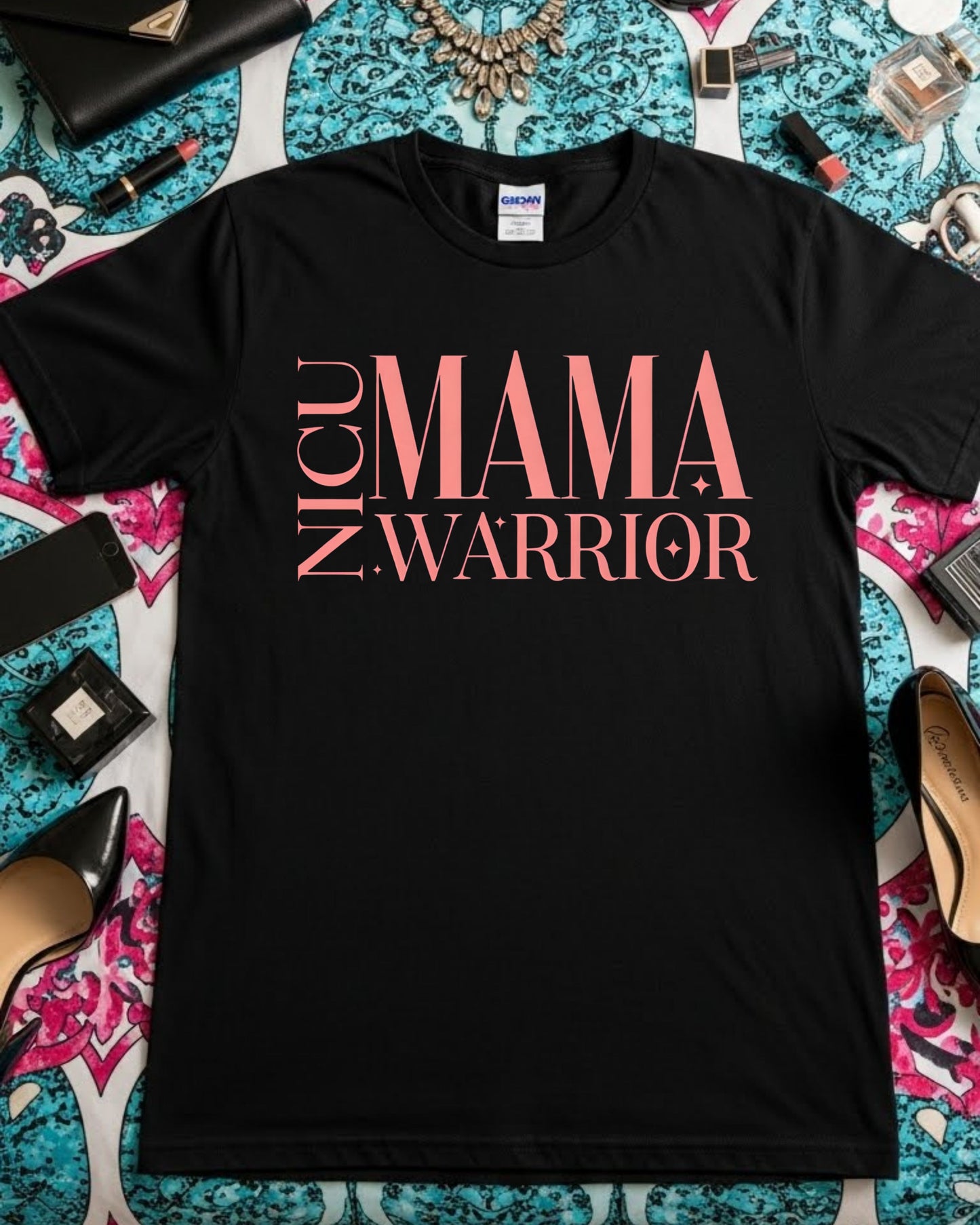 NICU Mama Warrior Shirt – Strong NICU Mom Tee for Preemie Mothers – Neonatal Journey Support T‑Shirt, Inspirational NICU Warrior Apparel