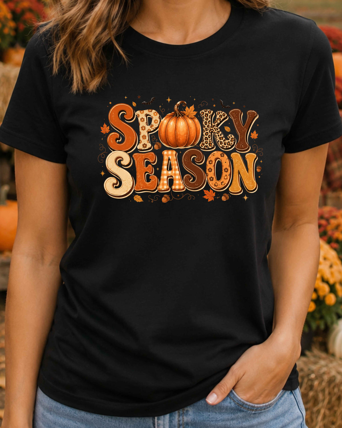 Spooky Season Retro Halloween T Shirt