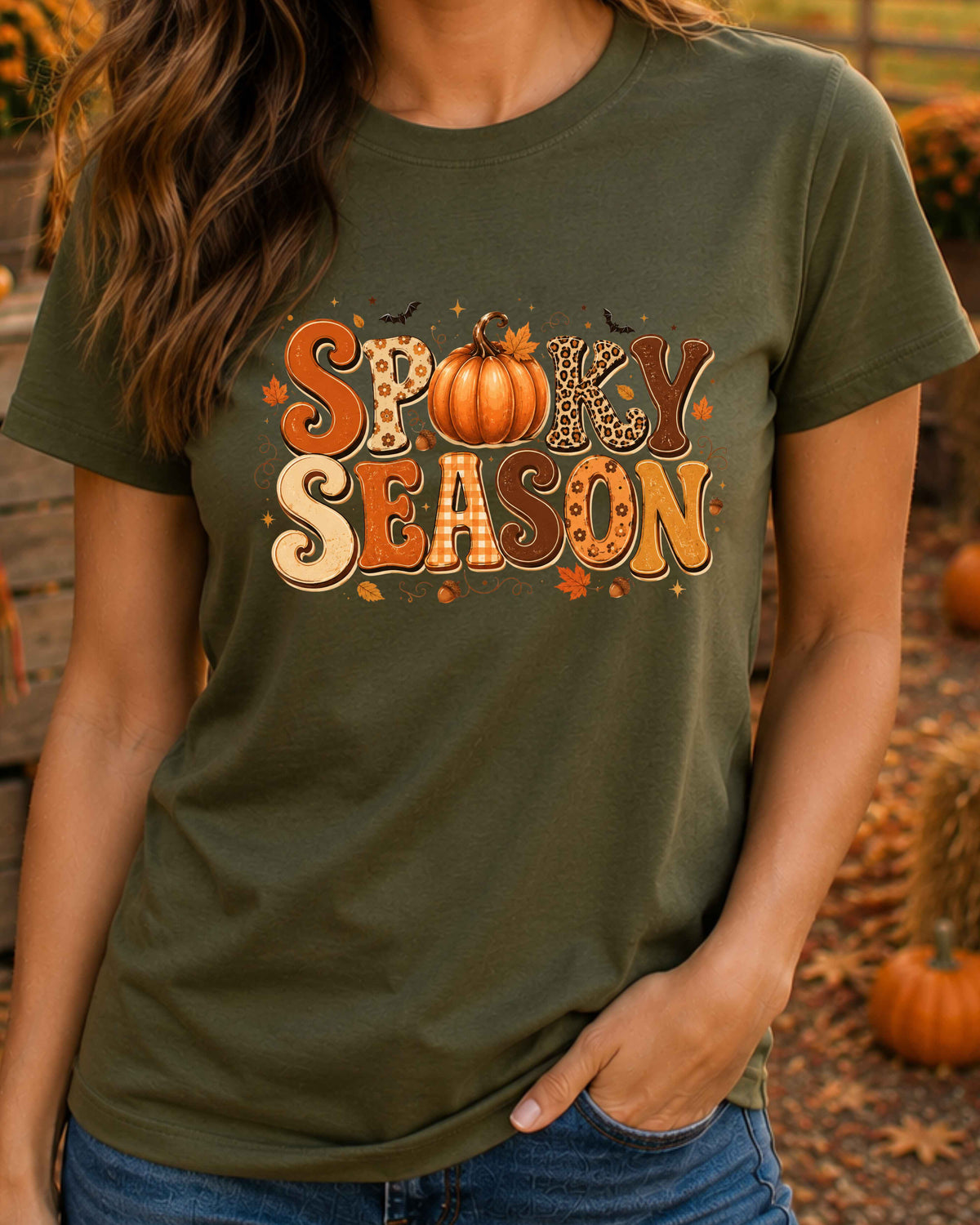Spooky Season Retro Halloween T Shirt