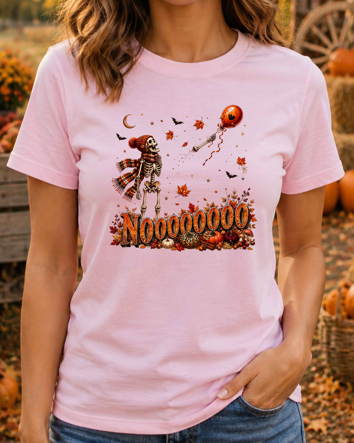 Funny Retro Spooky Season Skeleton Halloween T-Shirt,