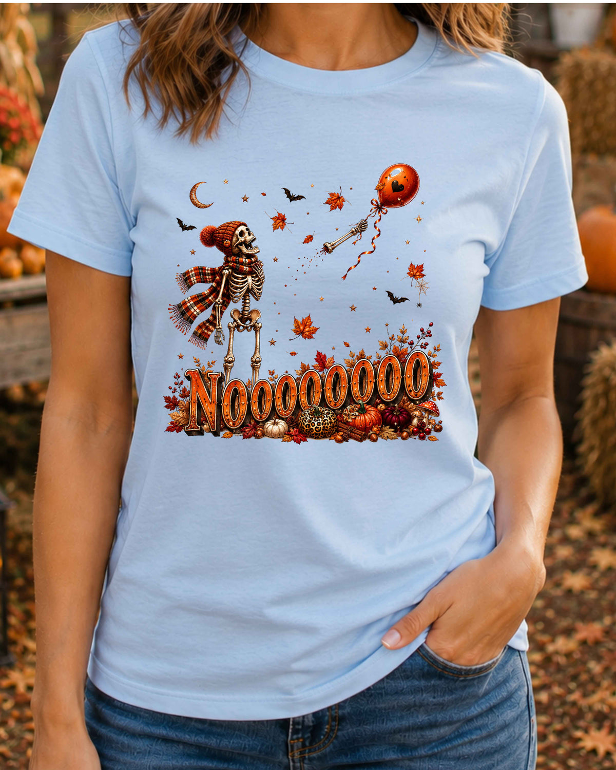 Funny Retro Spooky Season Skeleton Halloween T-Shirt,