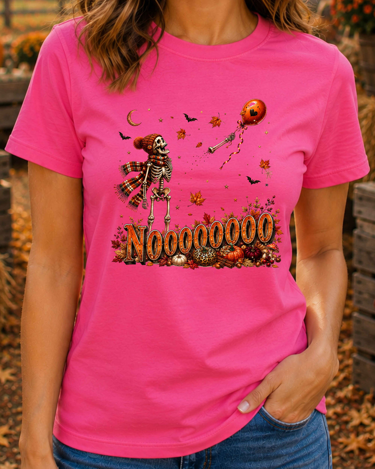 Funny Retro Spooky Season Skeleton Halloween T-Shirt,